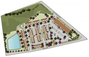 Kennett Point Luxury Townhome Site Plan and Layout