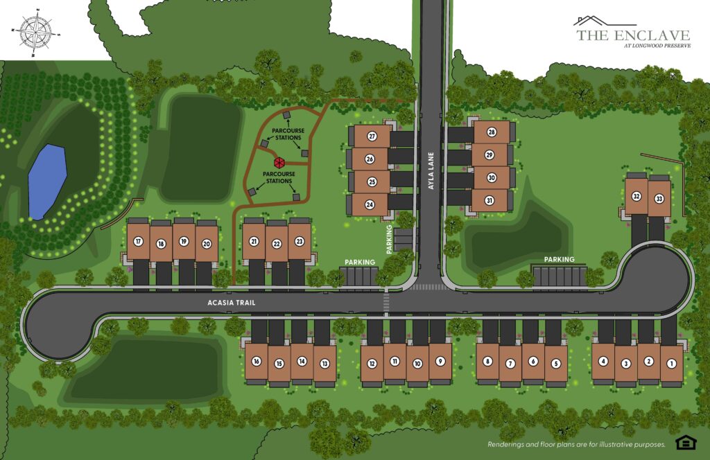 The Enclave at Longwood Preserve Community Site Plan in Kennett Square, PA