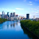 philadelphia skyline from delaware river