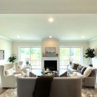 new construction homes in longwood preserve - furnished living room