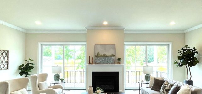 new construction homes in longwood preserve - furnished living room